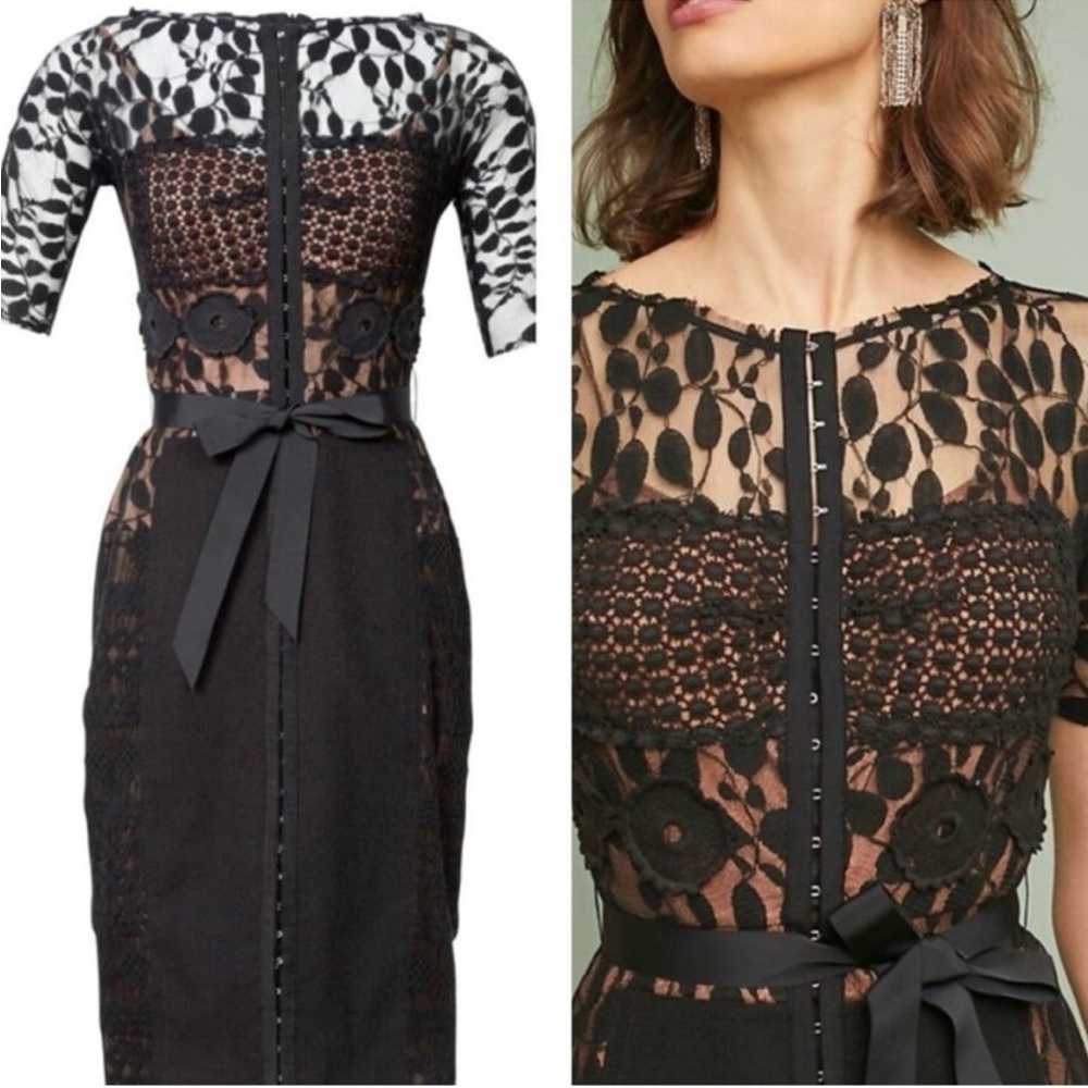 Byron Lars, Carissima Dress NWOT, size 0, black